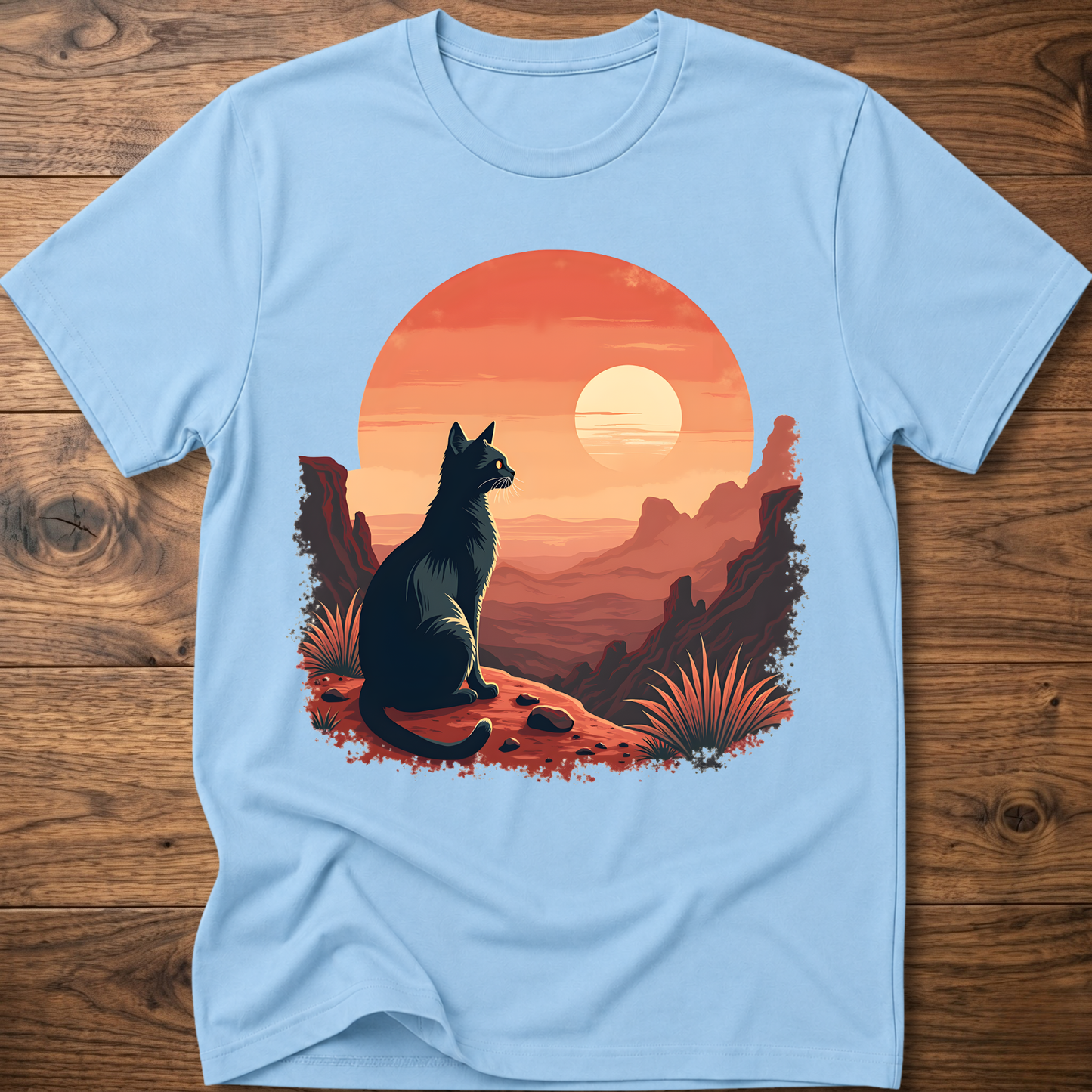 Martian Retro Cat T-Shirt