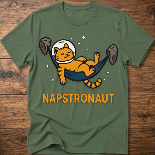 Napstronaut Cat T-Shirt