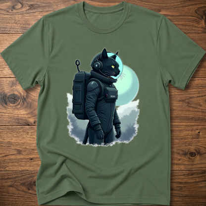 Dark Astro Cat T-Shirt