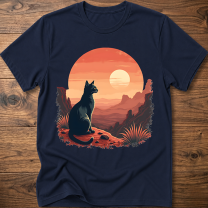 Martian Retro Cat T-Shirt