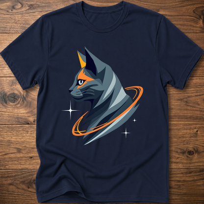 Astro Geometric Cat T-Shirt