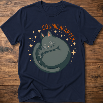 Cosmic Napper Cat T-Shirt
