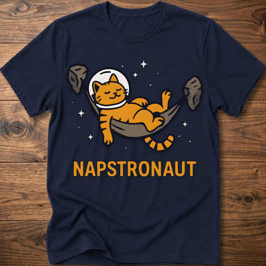 Napstronaut Cat T-Shirt