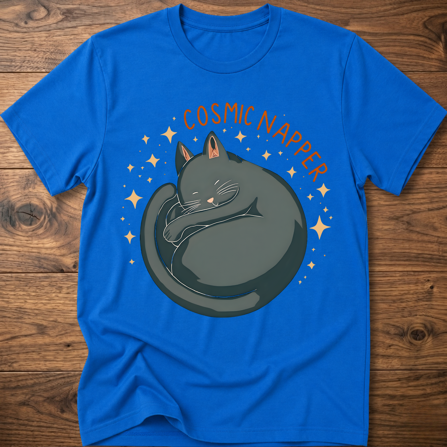 Cosmic Napper Cat T-Shirt