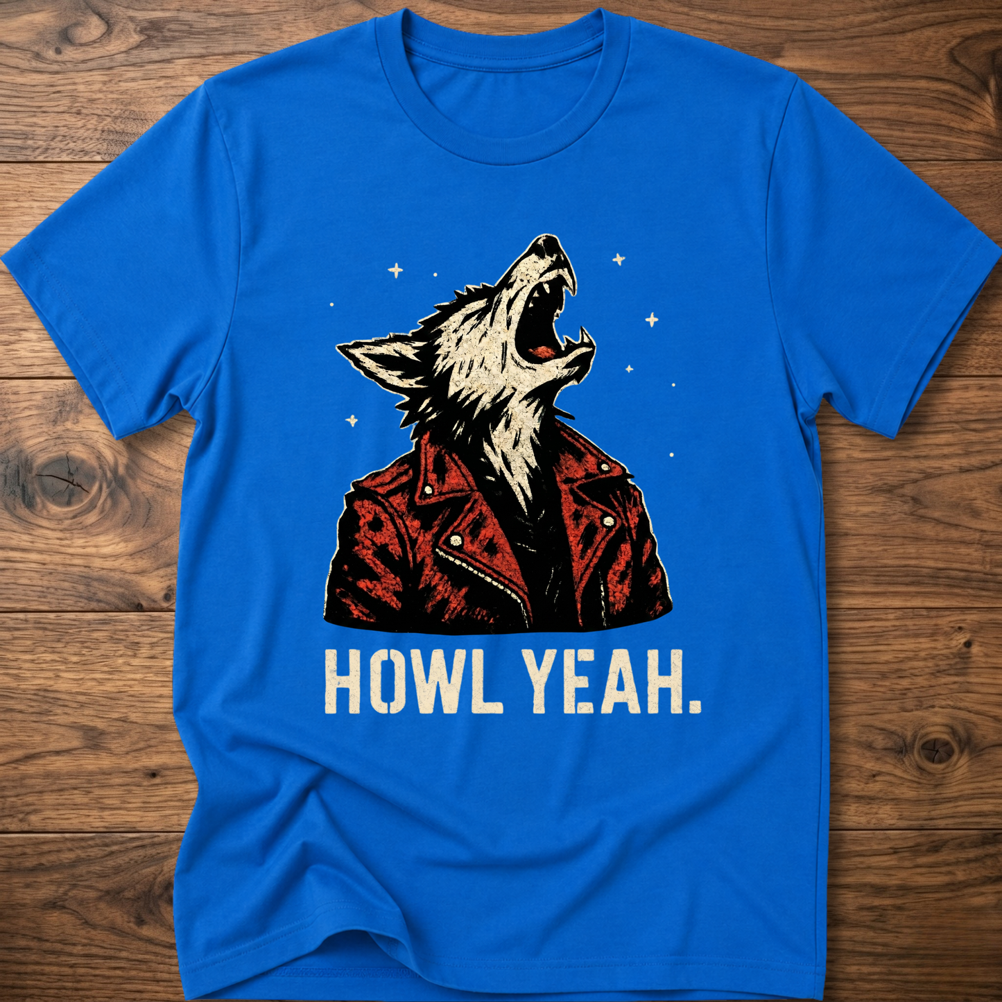 Howl Yeah Rockstar Wolf T-Shirt
