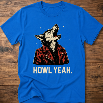 Howl Yeah Rockstar Wolf T-Shirt