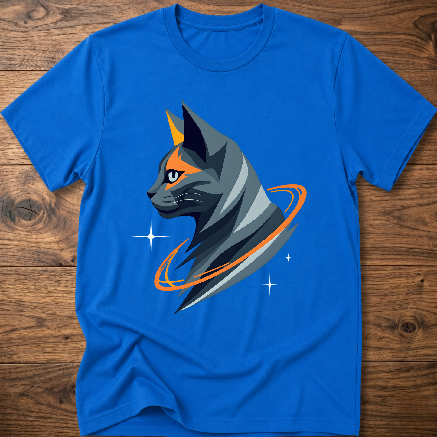 Astro Geometric Cat T-Shirt