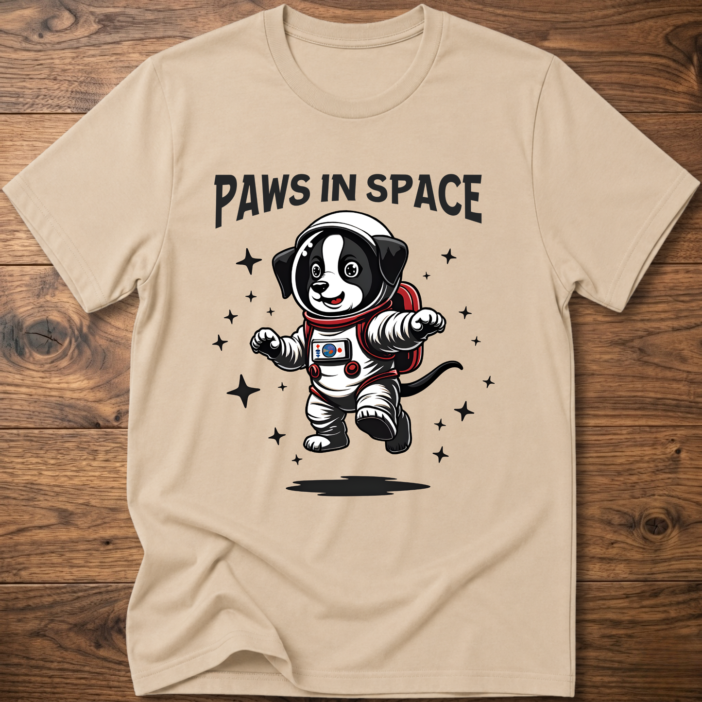 Paws in Space Dog T-Shirt