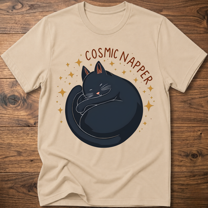 Cosmic Napper Cat T-Shirt