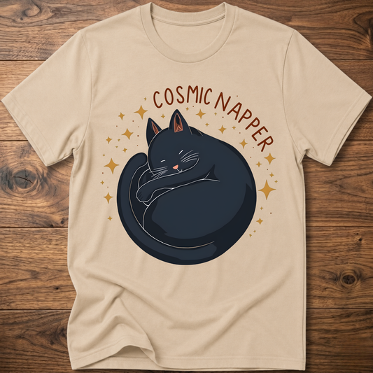 Cosmic Napper Cat T-Shirt