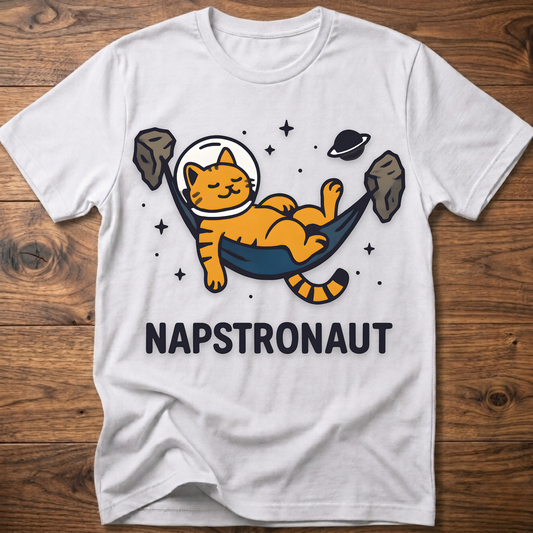 Napstronaut Cat T-Shirt