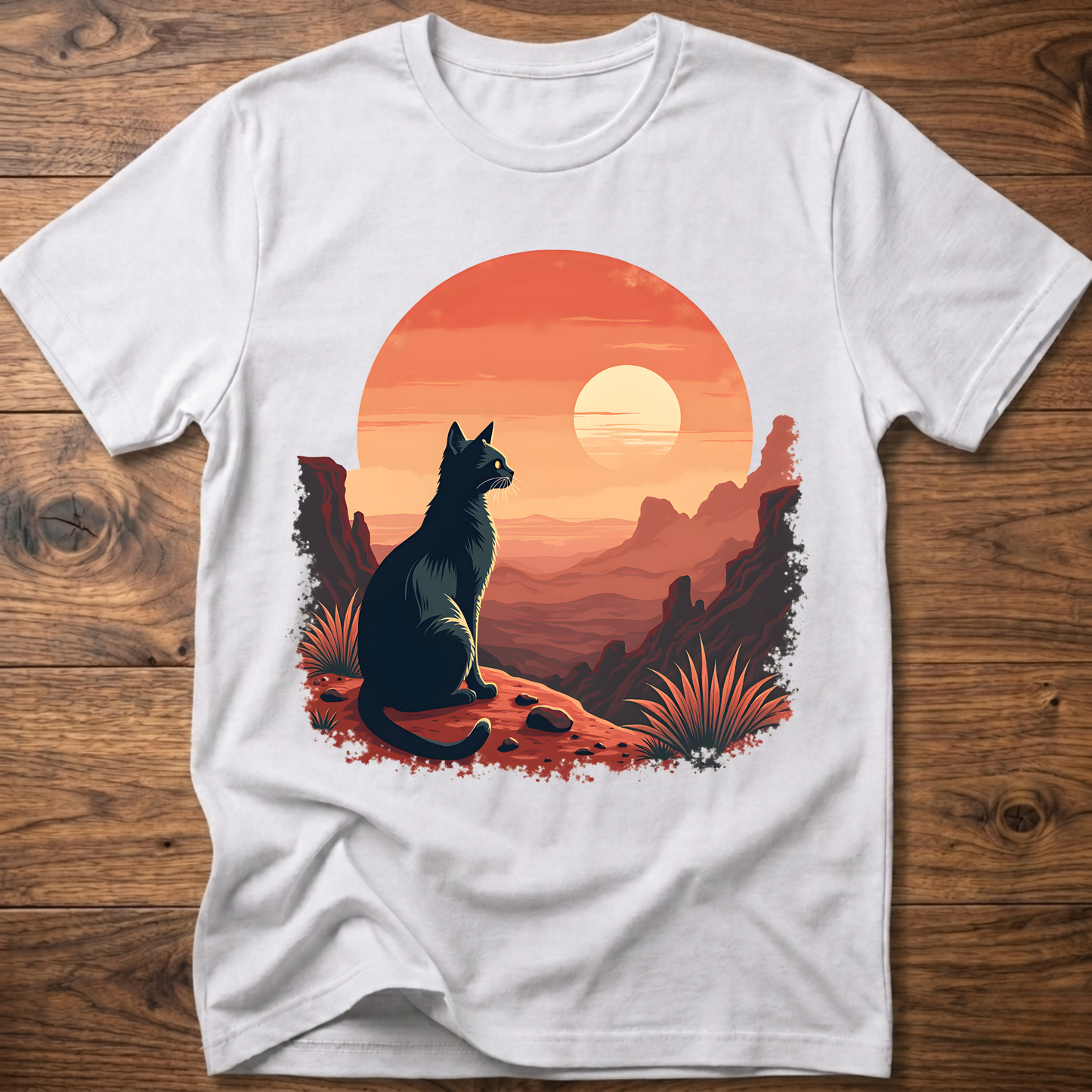 Martian Retro Cat T-Shirt