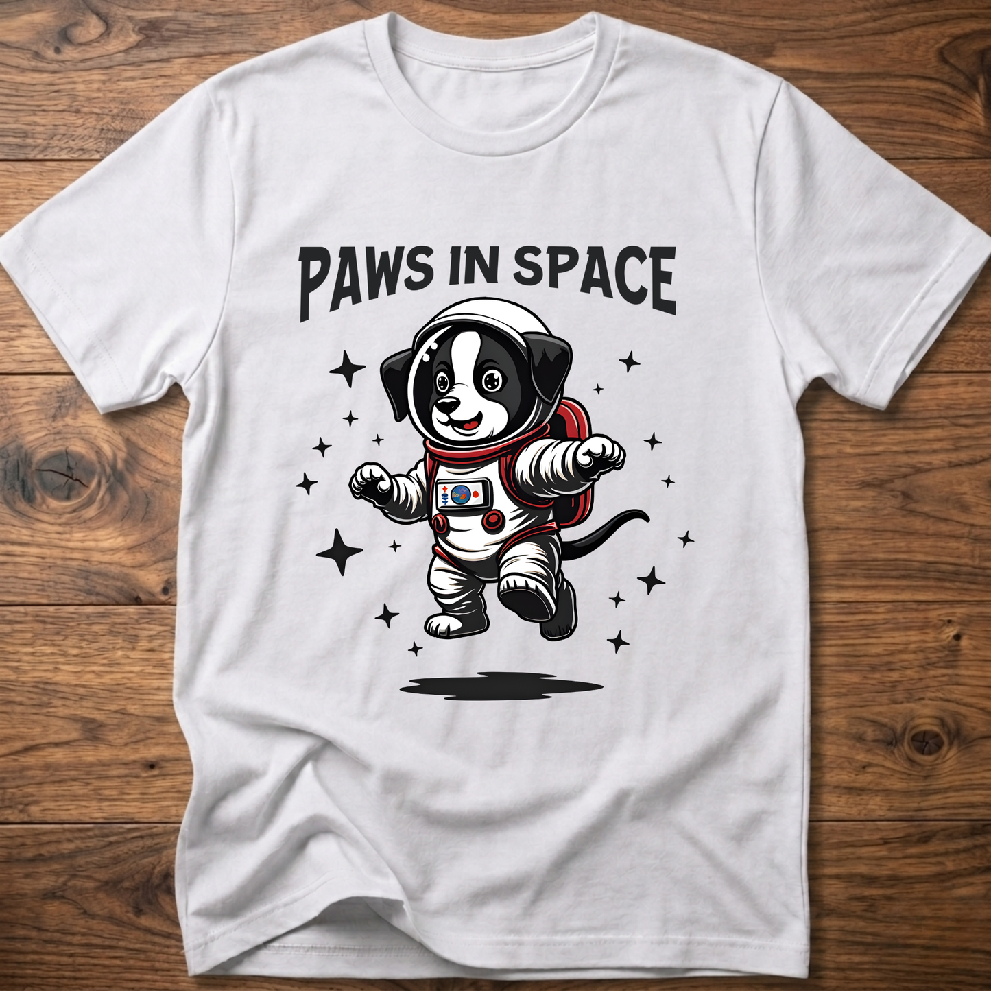 Paws in Space Dog T-Shirt