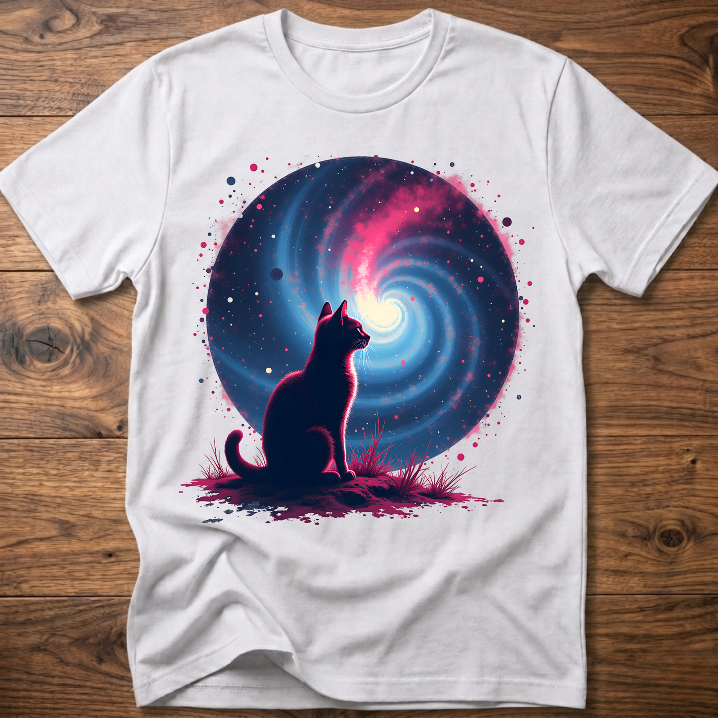 Galactic Retro Cat T-Shirt