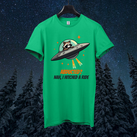 Abducted Raccoon T-Shirt