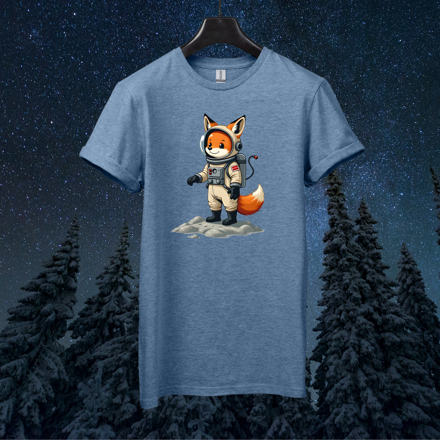 Astronaut Cute Fox T-Shirt