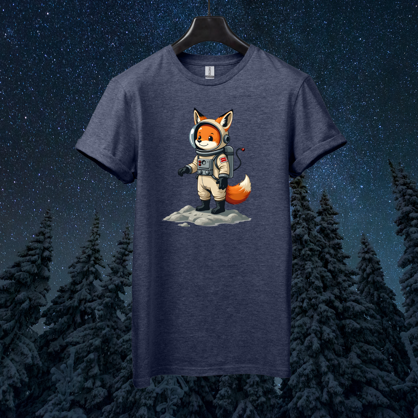 Astronaut Cute Fox T-Shirt