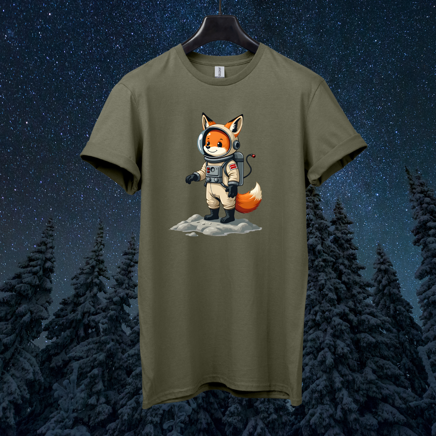 Astronaut Cute Fox T-Shirt