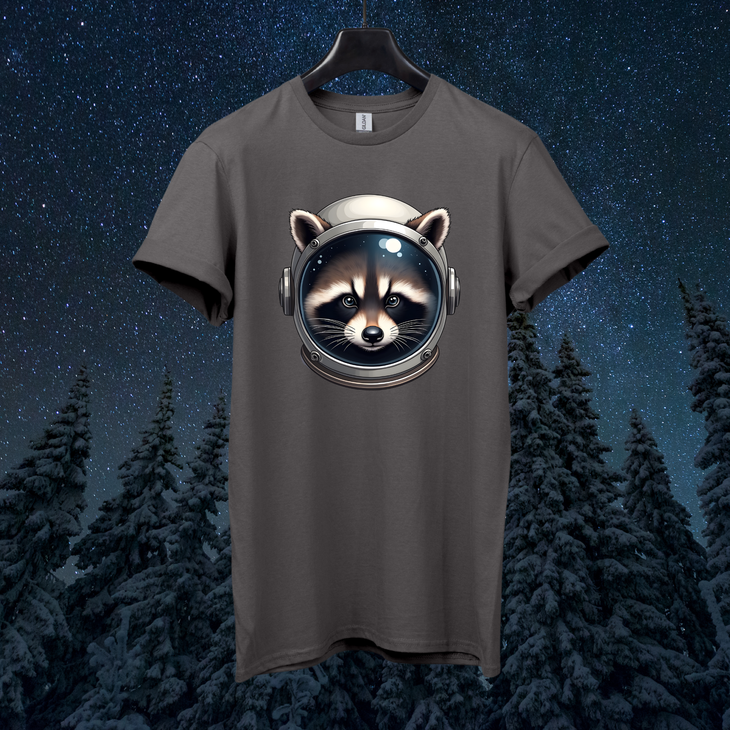 Astro Raccoon Head T-Shirt