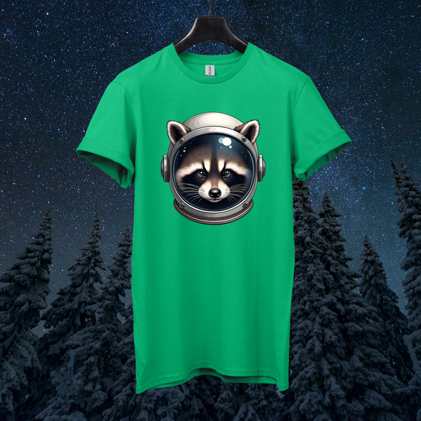 Astro Raccoon Head T-Shirt