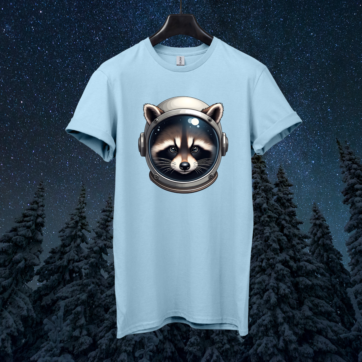 Astro Raccoon Head T-Shirt