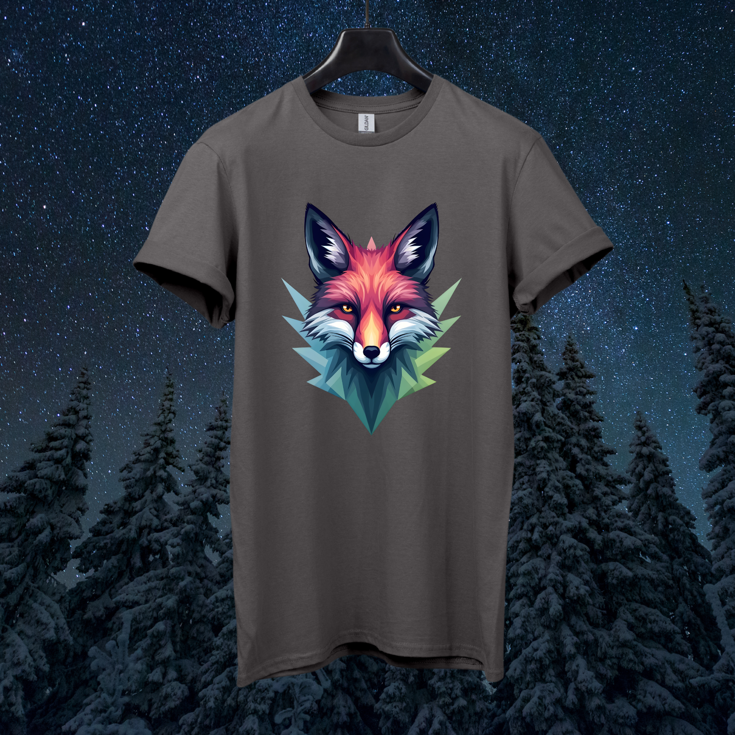Aurora Fox Head T-Shirt