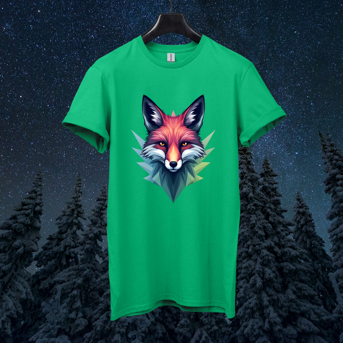 Aurora Fox Head T-Shirt
