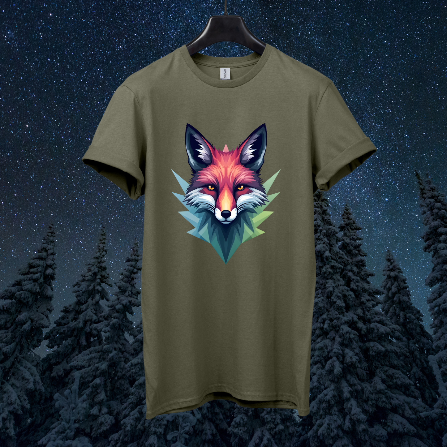 Aurora Fox Head T-Shirt