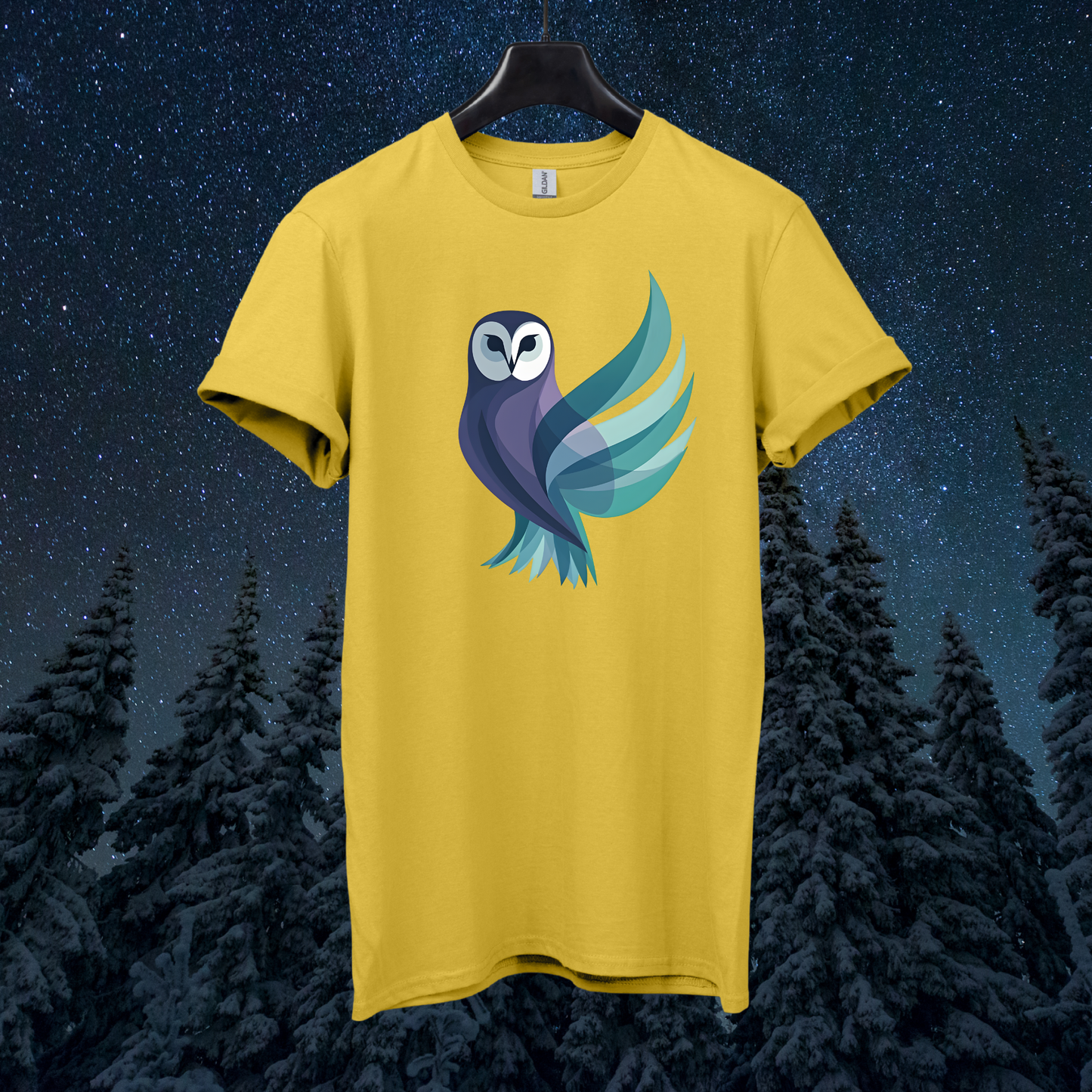 Aurora Geometric Owl T-Shirt