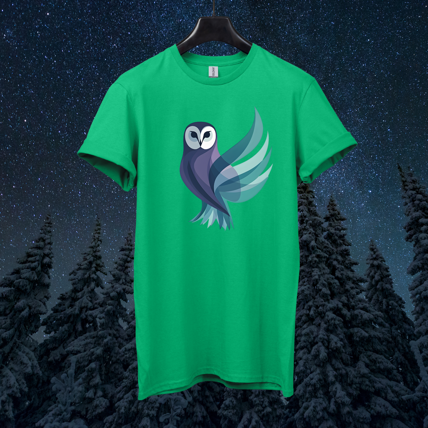 Aurora Geometric Owl T-Shirt