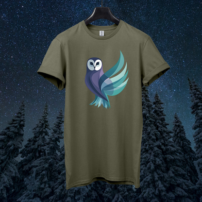 Aurora Geometric Owl T-Shirt