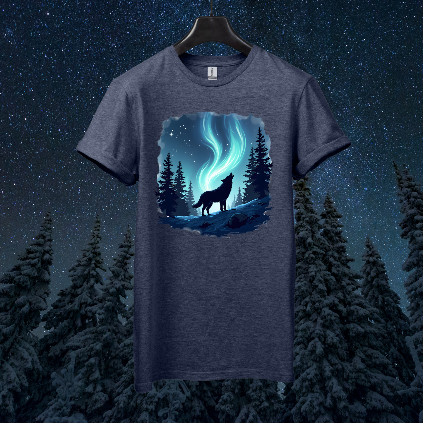Aurora Night Wolf T-Shirt