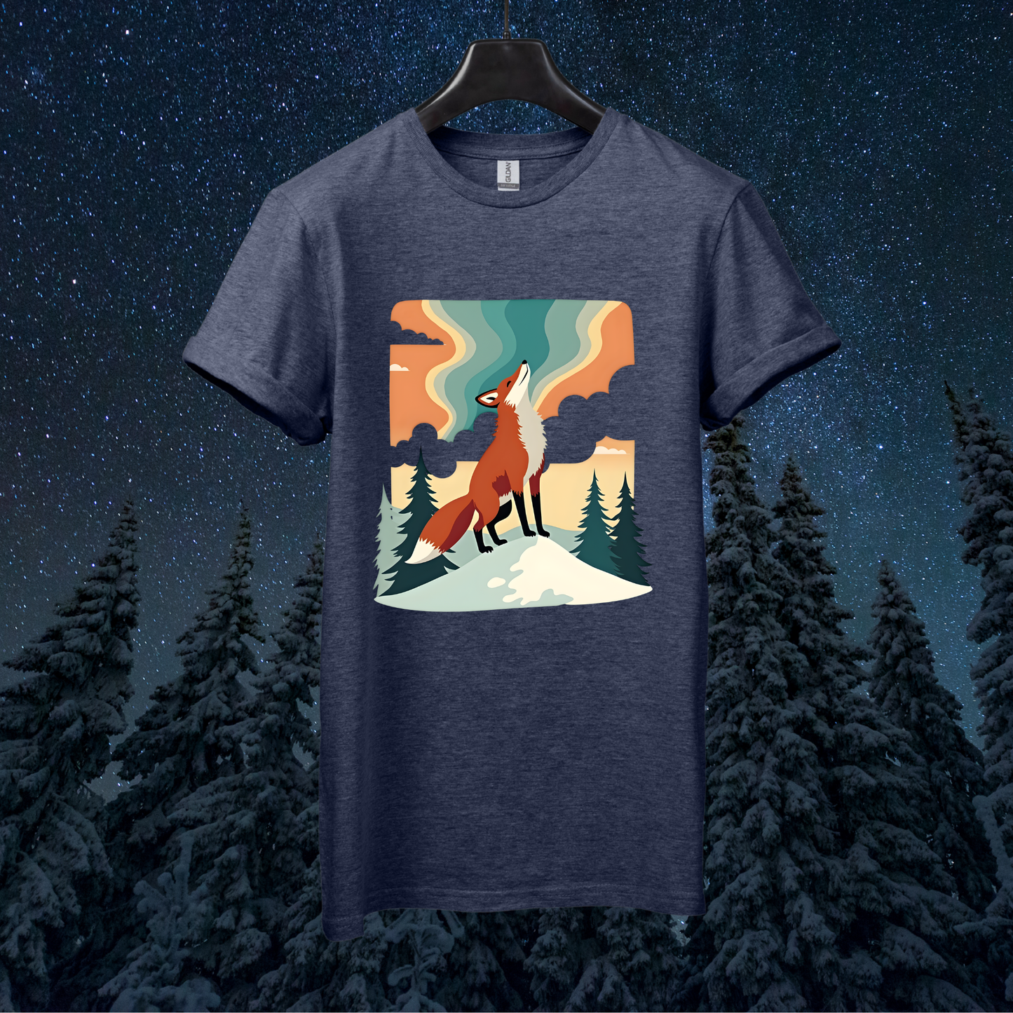 Aurora Retro Fox T-Shirt