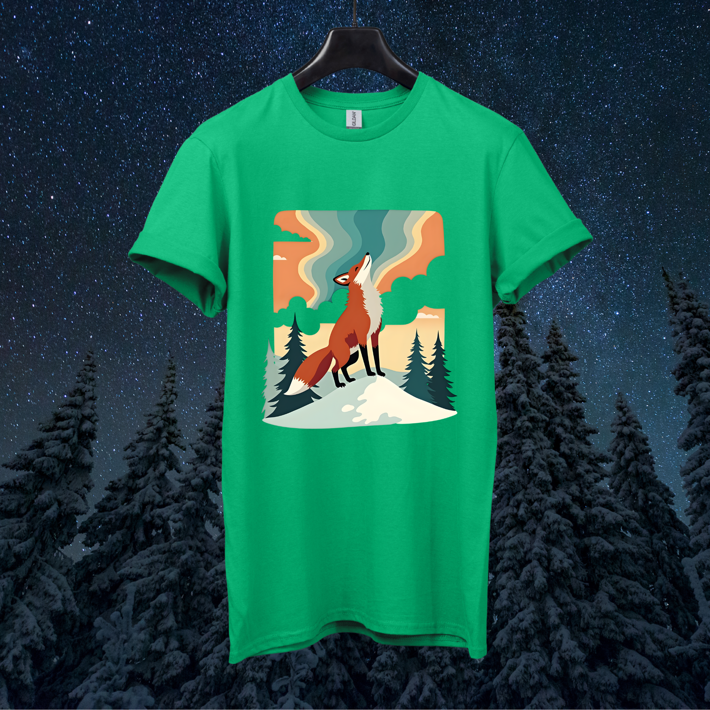 Aurora Retro Fox T-Shirt