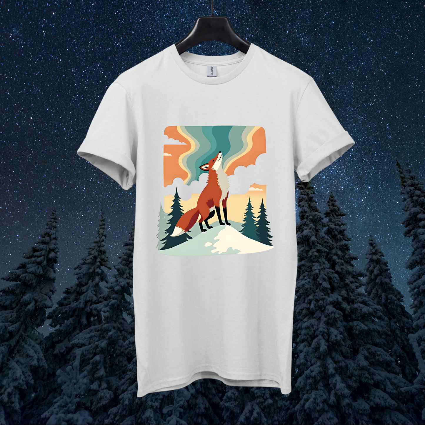 Aurora Retro Fox T-Shirt