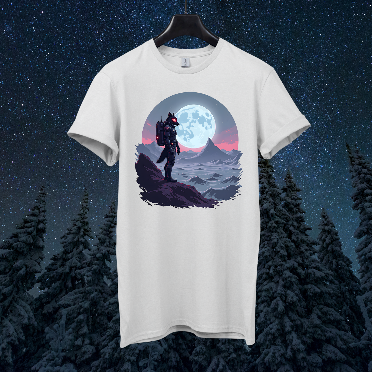 Dark Astro Wolf T-Shirt