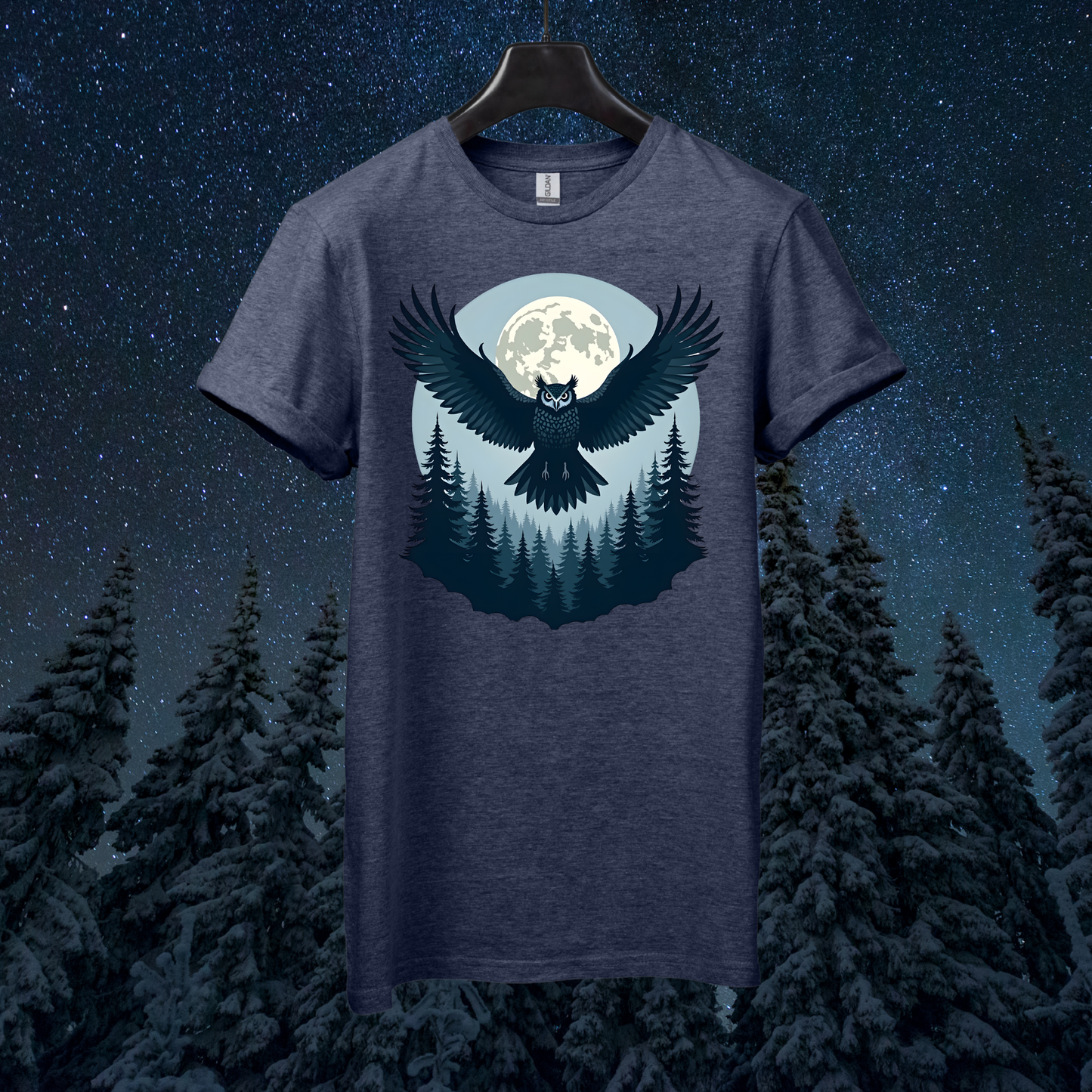 Forest Moon Owl T-Shirt