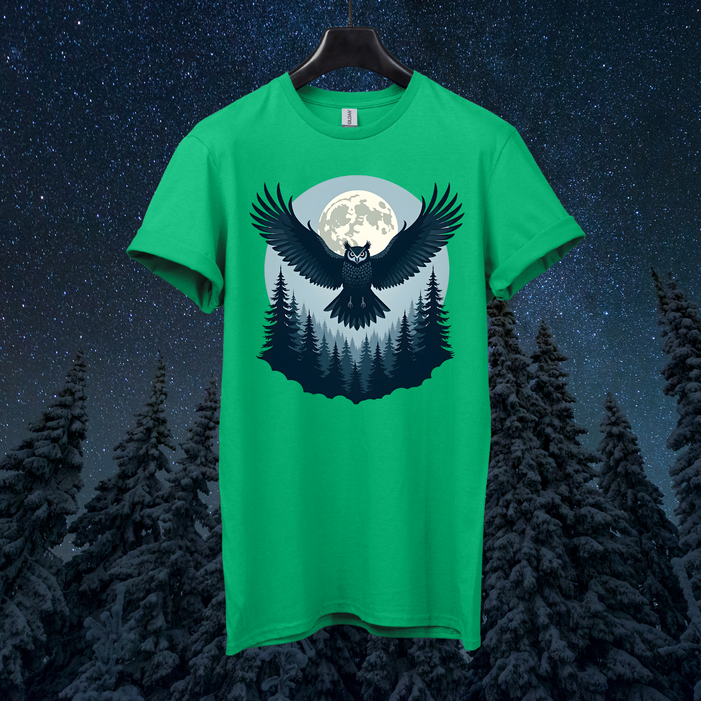 Forest Moon Owl T-Shirt