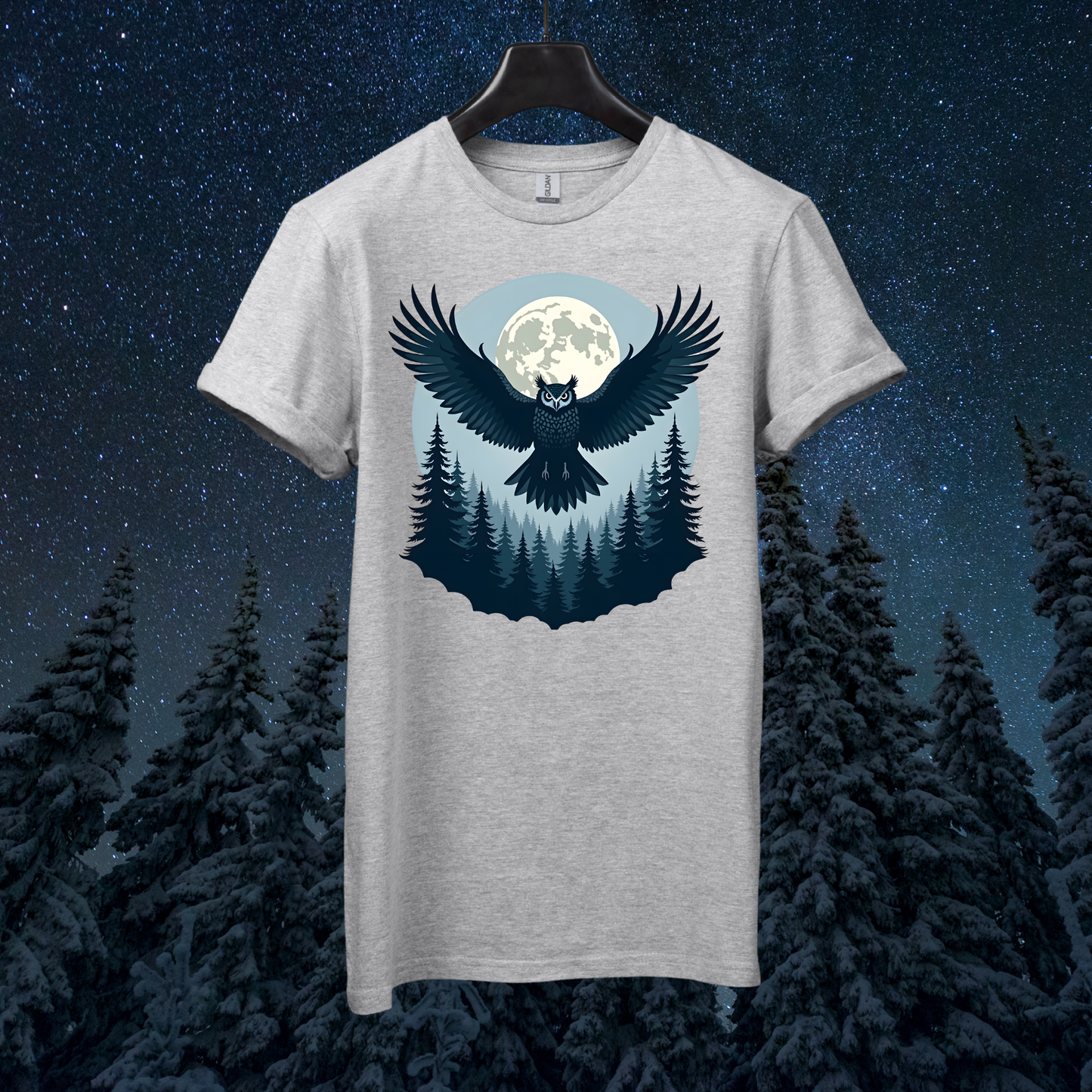 Forest Moon Owl T-Shirt