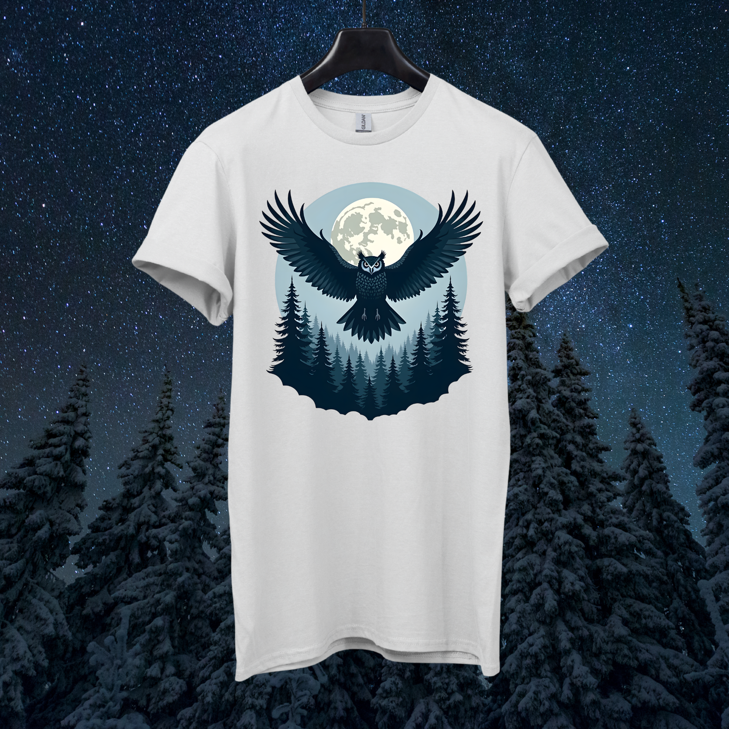 Forest Moon Owl T-Shirt