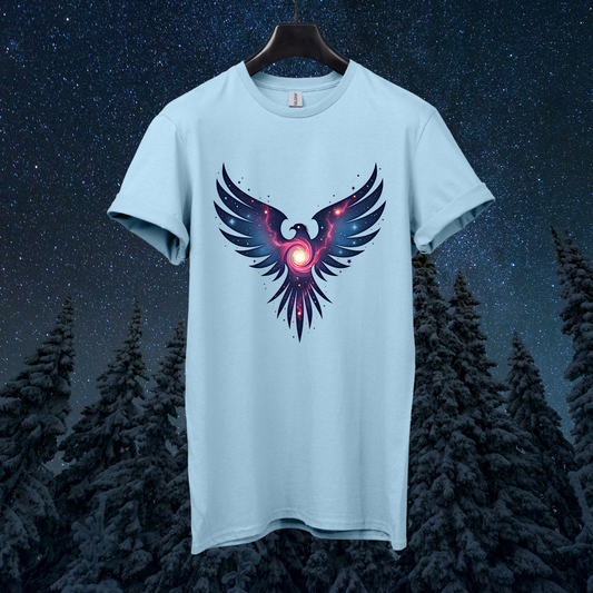 Geometric Galactic Eagle T-Shirt