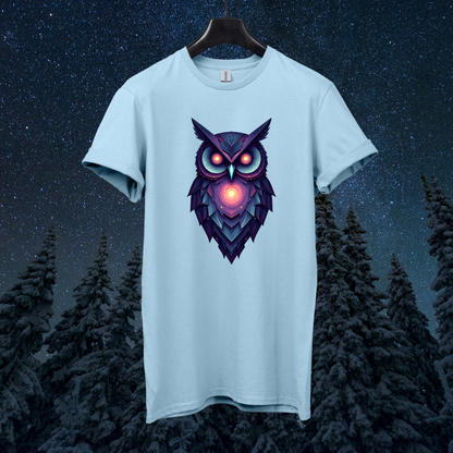 Galactic Abstract Owl T-Shirt