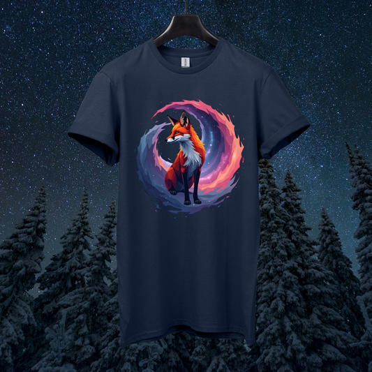 Galactic Geometric Fox T-Shirt