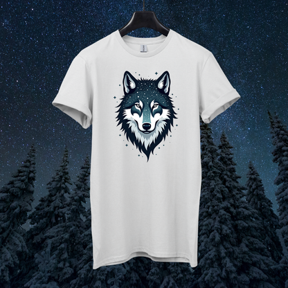 Galactic Geometric Wolf T-Shirt