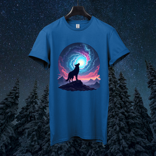 Galactic Retro Wolf T-Shirt