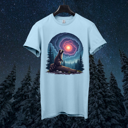 Galactic Sky Raccoon T-Shirt