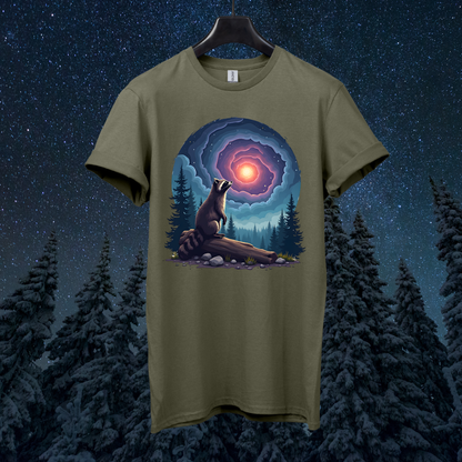 Galactic Sky Raccoon T-Shirt