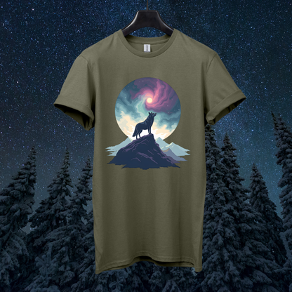 Galactic Sky Wolf T-Shirt