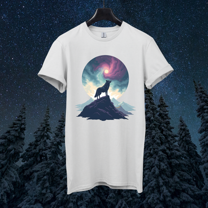 Galactic Sky Wolf T-Shirt