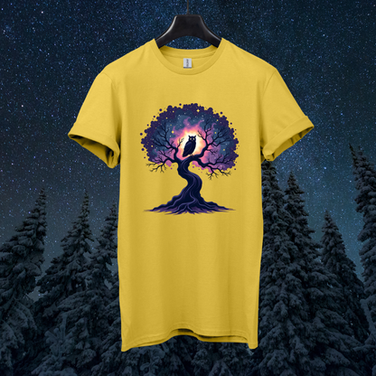 Galactic Tree Owl T-Shirt